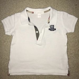 Burberry baby boy polo shirt, size 9months